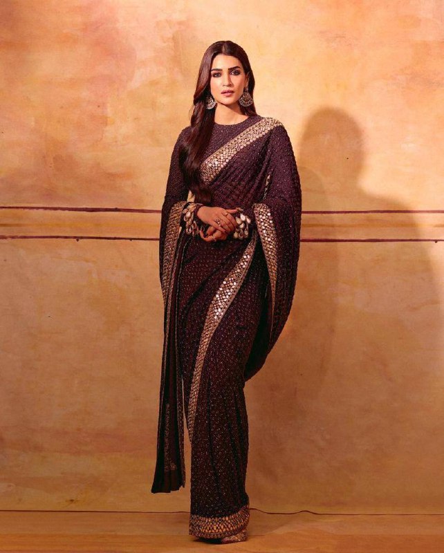 women's wear beautiful designer silk saree with sequence work
