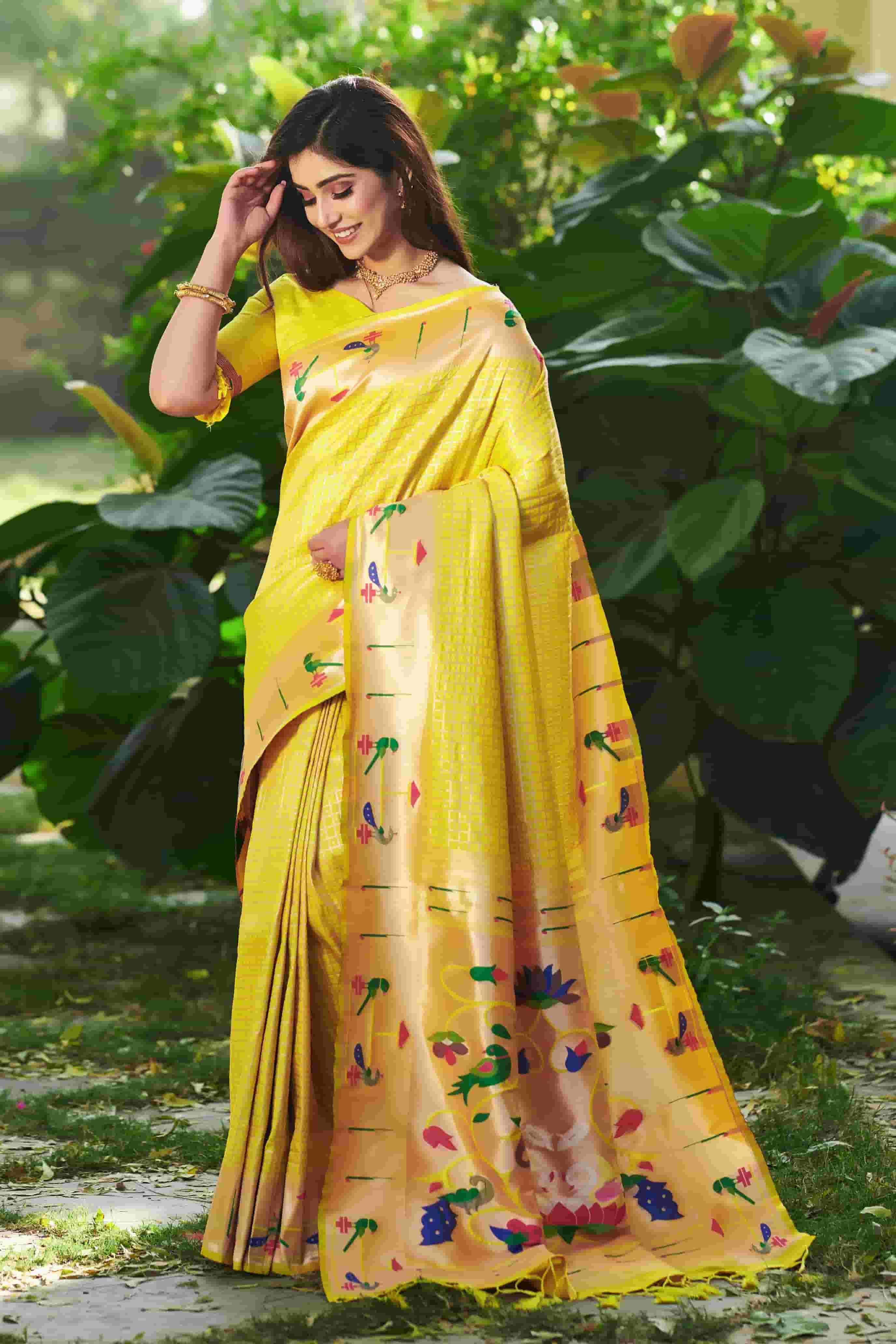 Pure Paithani Silk saree