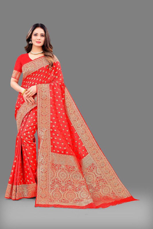 Red Kanjivaram Silk Saree