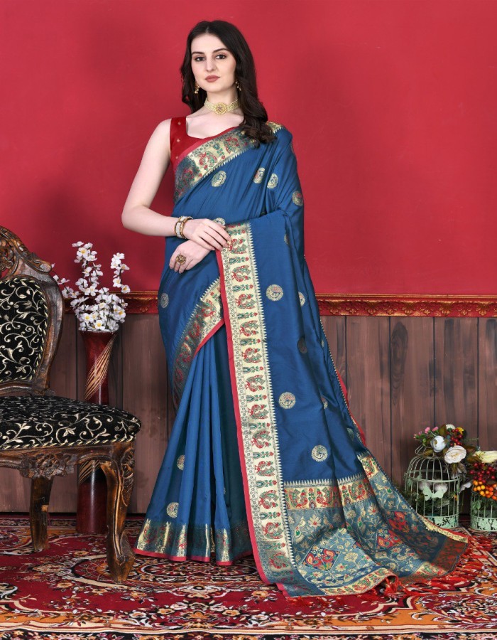 women's wear paithani silk saree