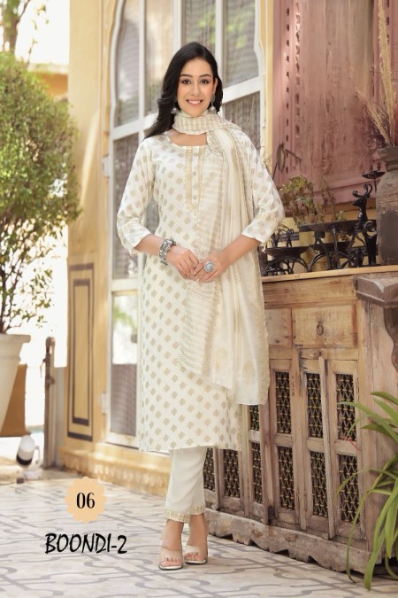 White Straight Cut Handwork Neck Kurti