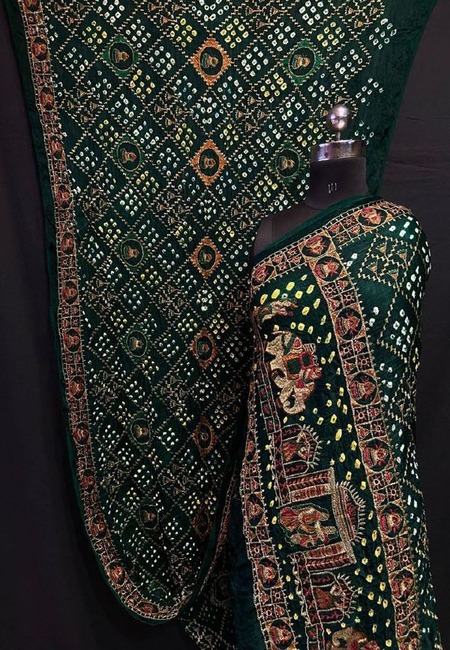 Bandhani Print Saree