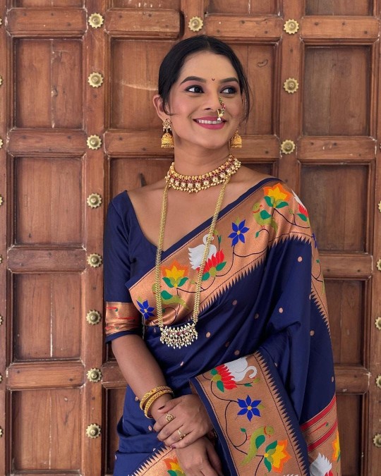 Traditional Paithani Silk Saree