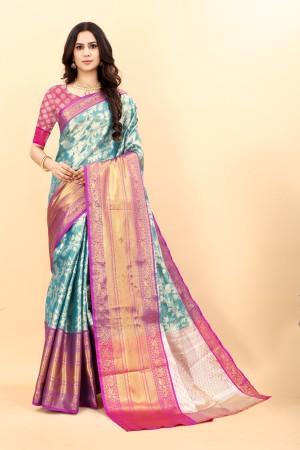 Rama Soft Kanjivaram Silk Saree