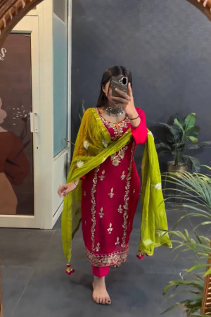 Red Color Salwar Suit Collection
