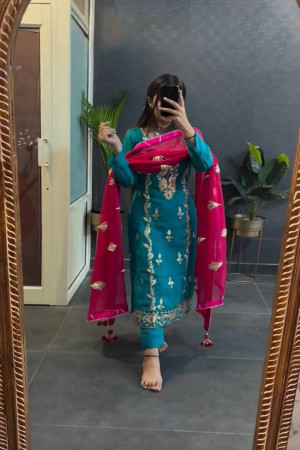 Rama Color Readymade salwar Suit